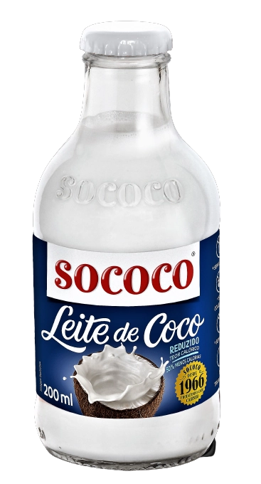 Leite De Coco Rtc Sococo Vidro 200ml