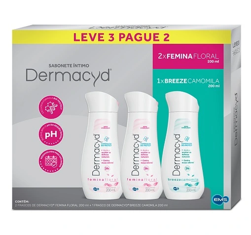 Kit Dermacyd Lv3p2 Fem Breez 200ml Un