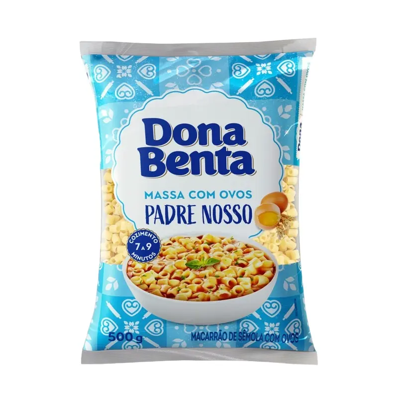 Macarrão De Sêmola Com Ovos Padre Nosso Dona Benta Pacote 500g