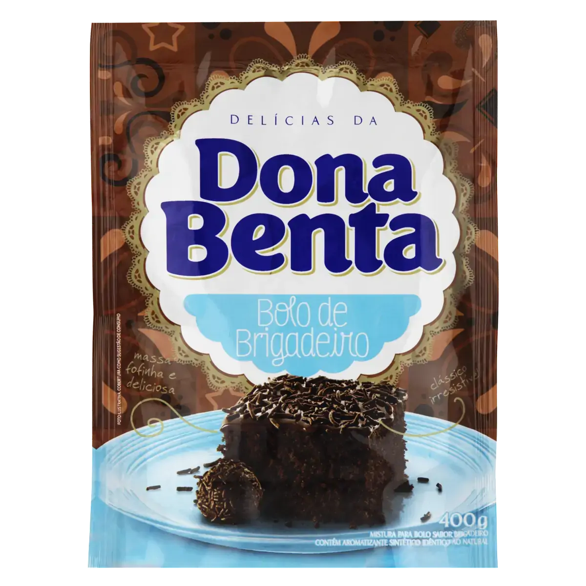 Mistura Para Bolo Brigadeiro Dona Benta Sachê 450g