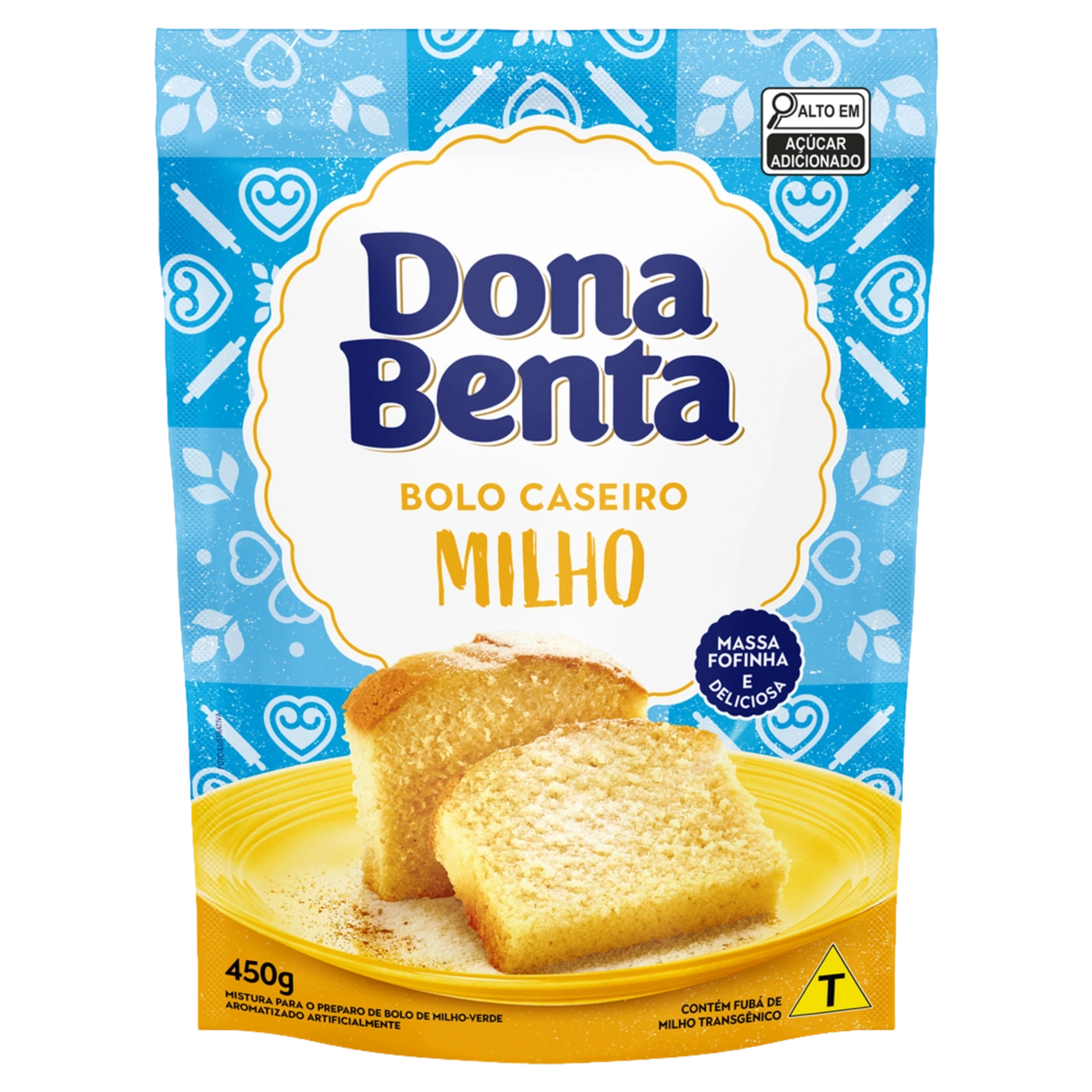 Mistura Para Bolo Milho Dona Benta Sachê 450g