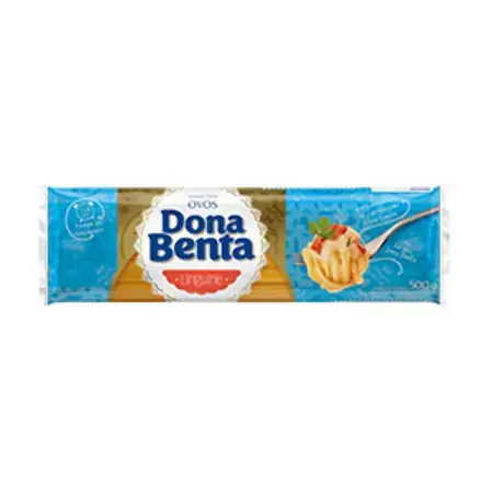 Macarrão De Sêmola Com Ovos Linguine Dona Benta Pacote 500g