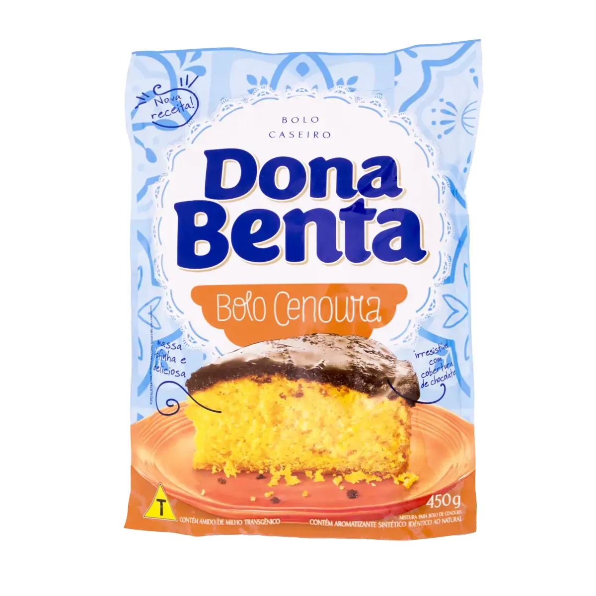 Mistura Para Bolo Cenoura Dona Benta Sachê 450g