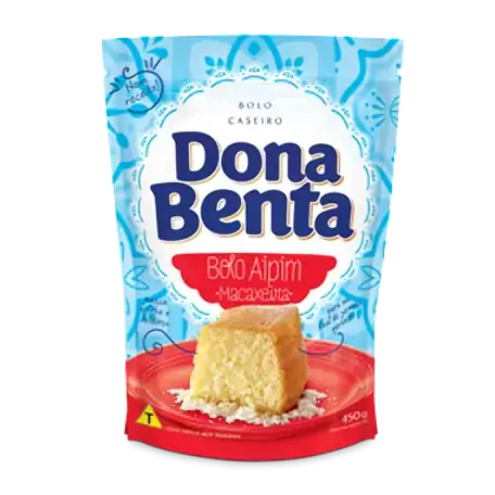 Mistura Para Bolo Aipim Macaxeira Dona Benta Sachê 450g