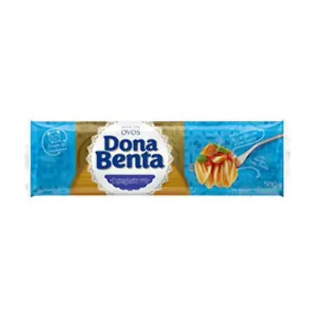 Macarrão De Sêmola Com Ovos Espaguete 8 Dona Benta Pacote 500g