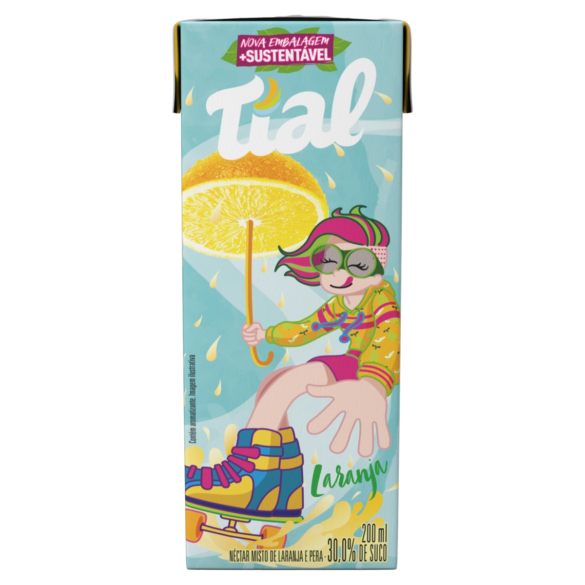 Néctar Laranja Tial Caixa 200ml