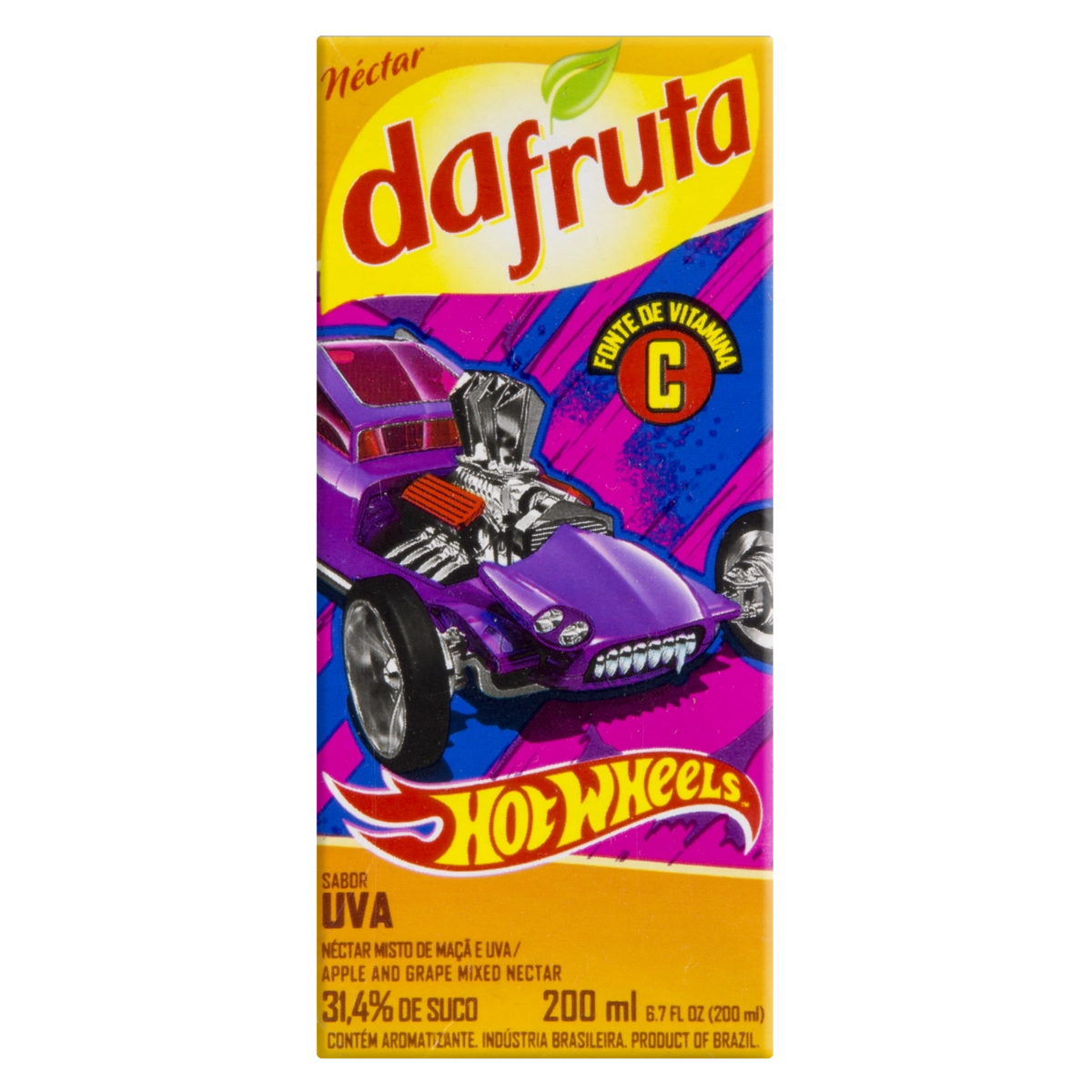 Néctar Uva Hotwheels Dafruta Caixa 200ml