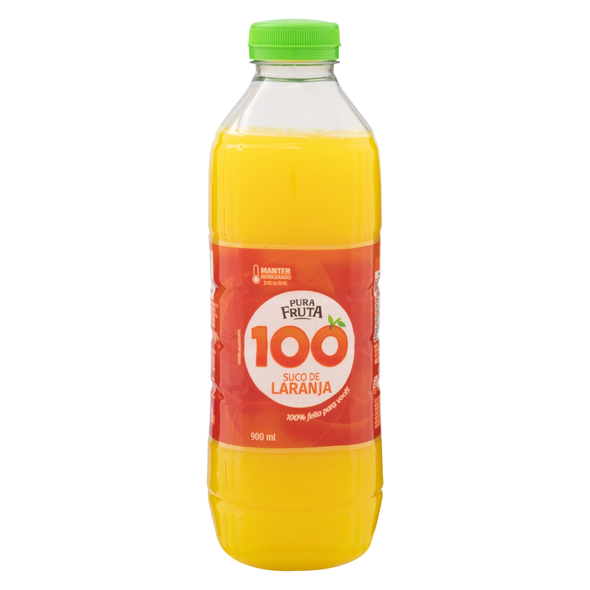 Suco Laranja Pura Fruta Garrafa 900ml