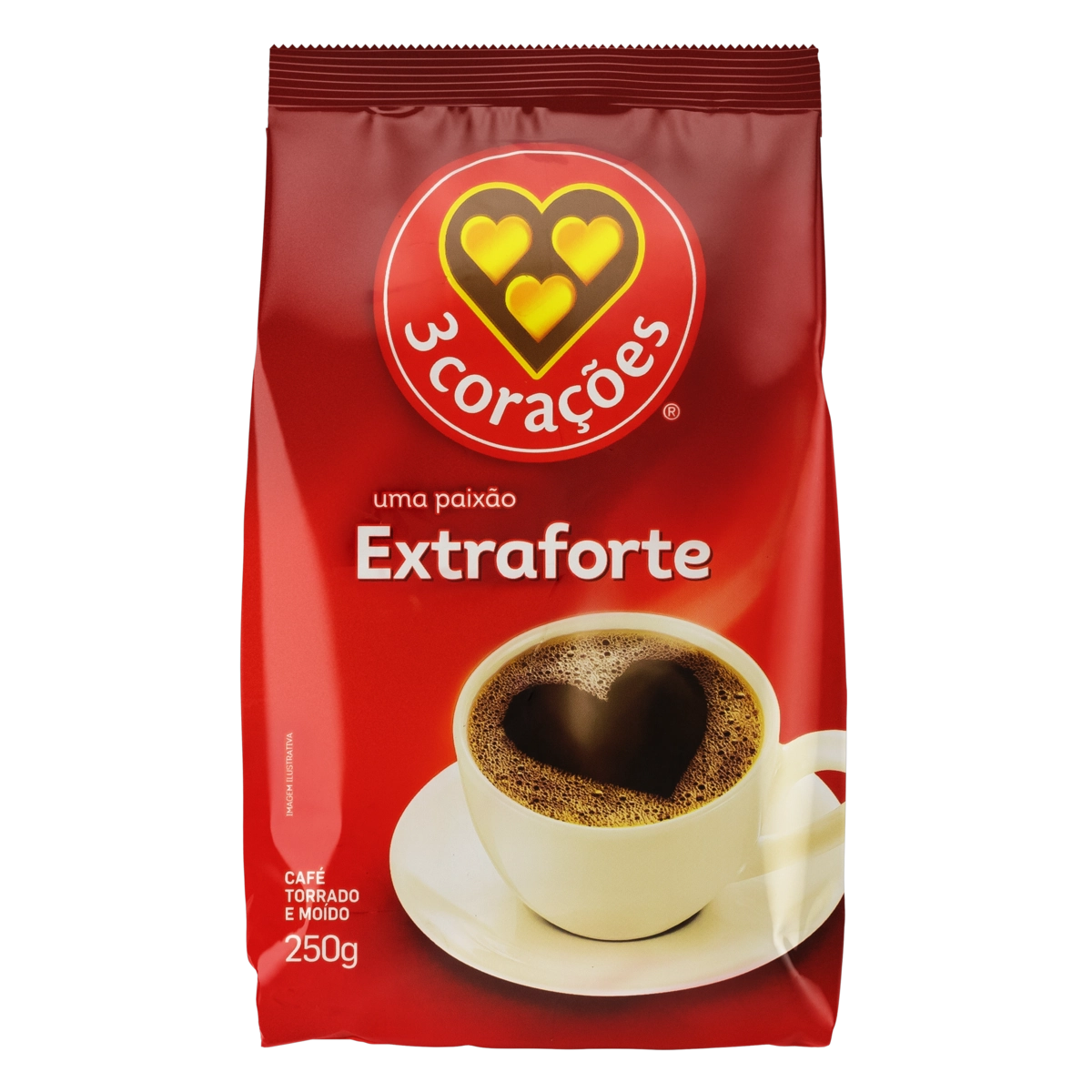 Cafe Pouch 3coracoes 250gr Extra Forte