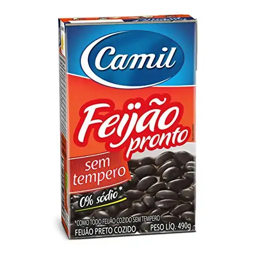 Feijão Preto Pronto Camil Caixa 490g