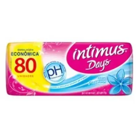 Intimus Days Protetor Diário Sem Perfume Sem Abas 80 Unidades
