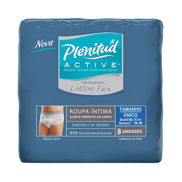 Fralda Ger Plenitud Noturna M 1x8unidade | Fralda Plenitud Noturna M