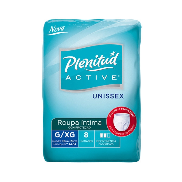 Plenitud Active Unissex G/xg 8 Unidades
