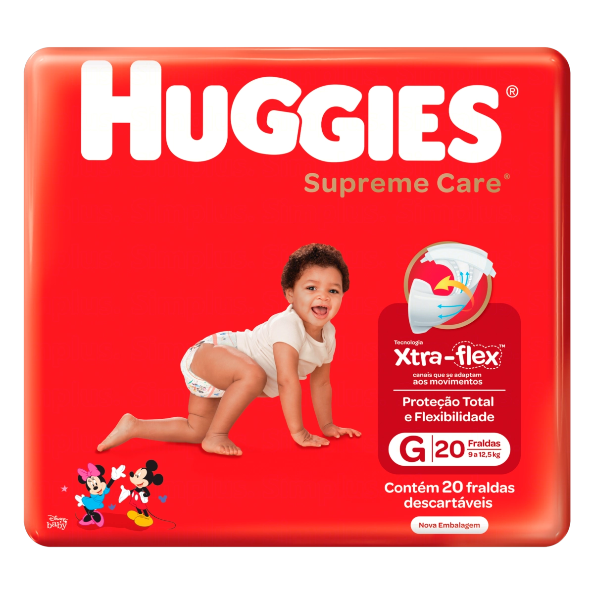 Fralda Huggies Supr .care Jumbo G 20un