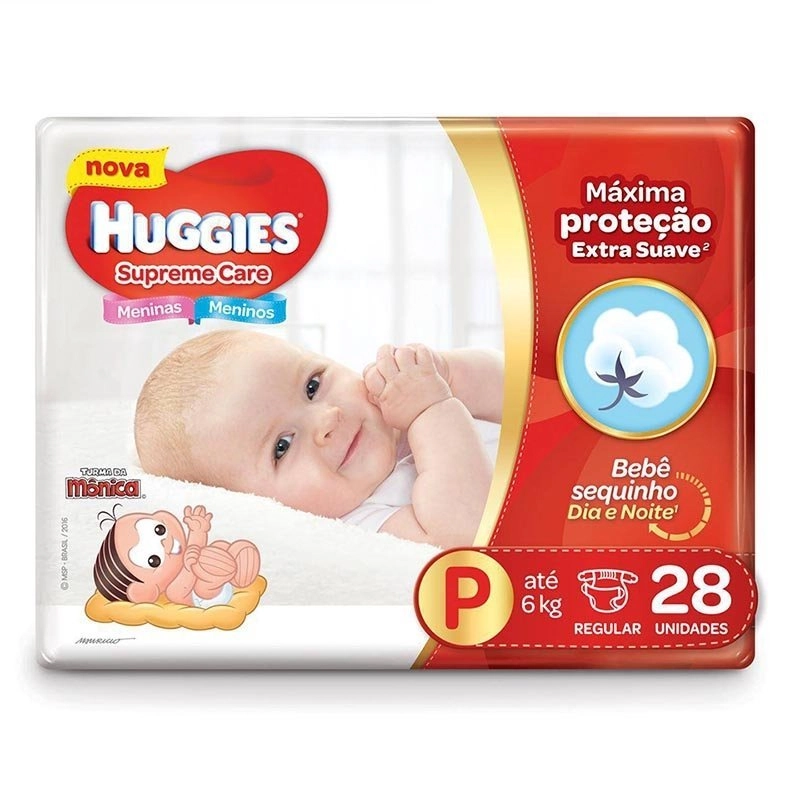 Fralda Huggies Supr .care Jumbo P 28un