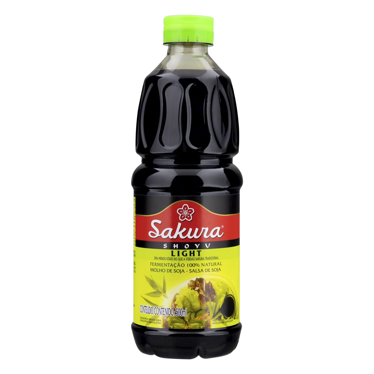 Molho Shoyu Light Sakura Garrafa 500ml