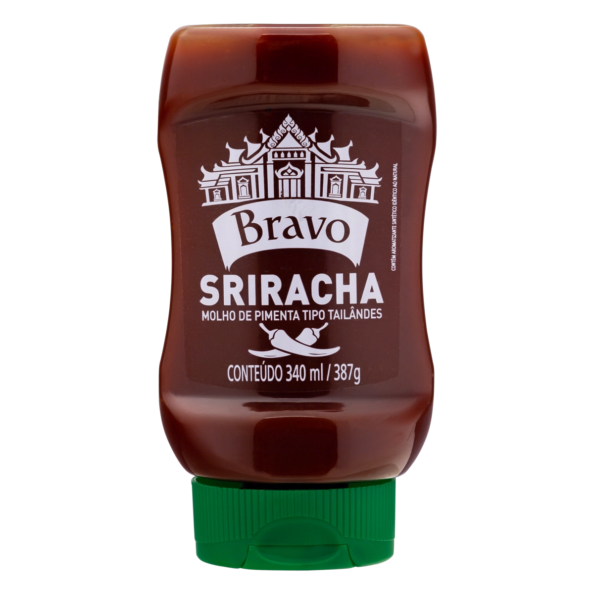 Molho De Pimenta Tailândes Sriracha Bravo Squeeze 340ml