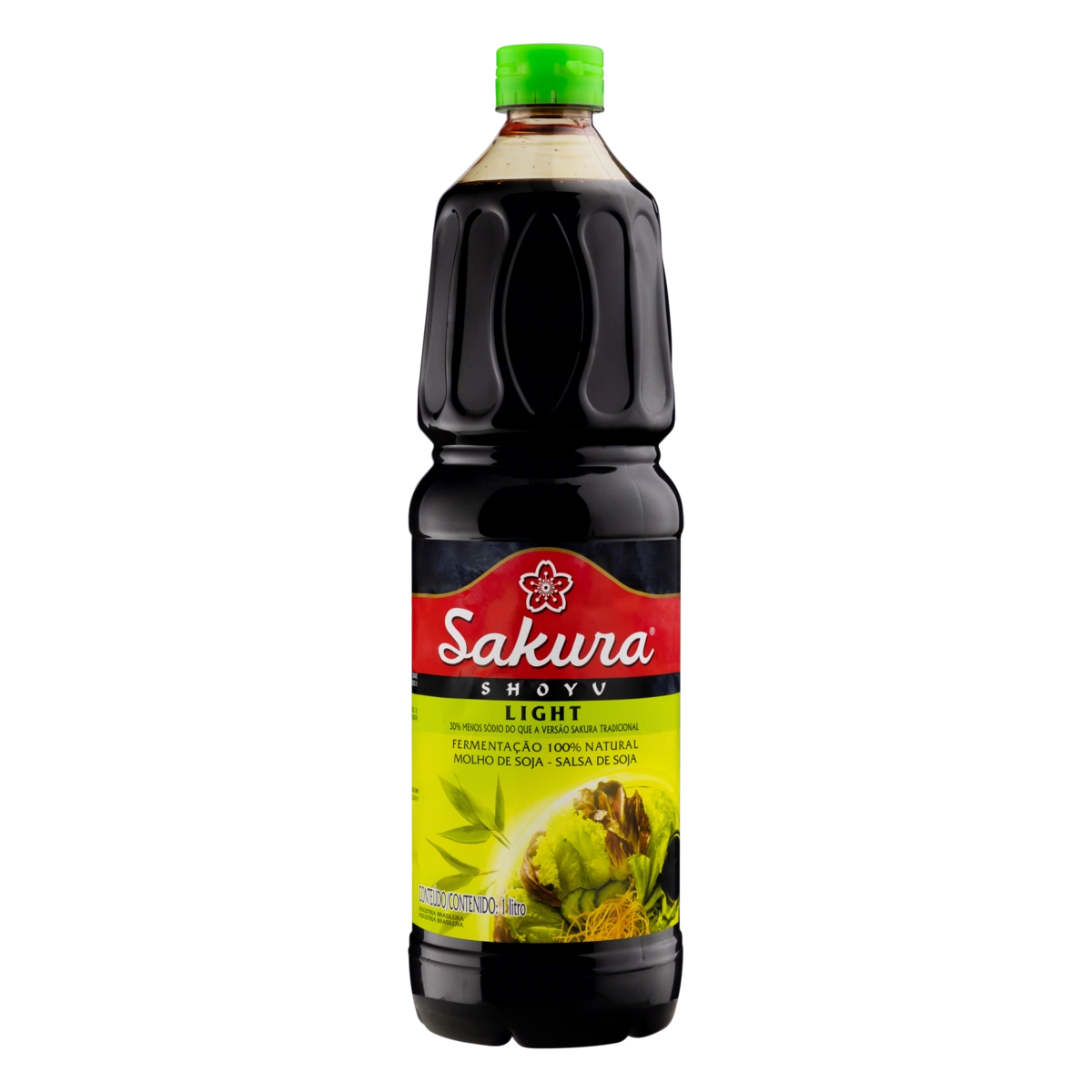 Molho Shoyu Light Sakura Garrafa 1l