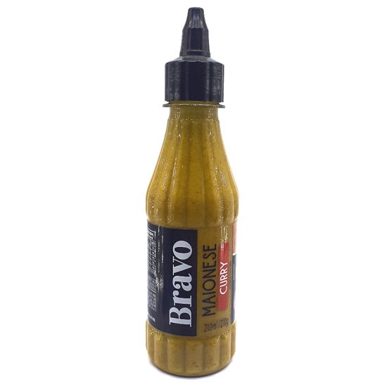 Maionese Curry Bravo Gourmet Squeeze 210g