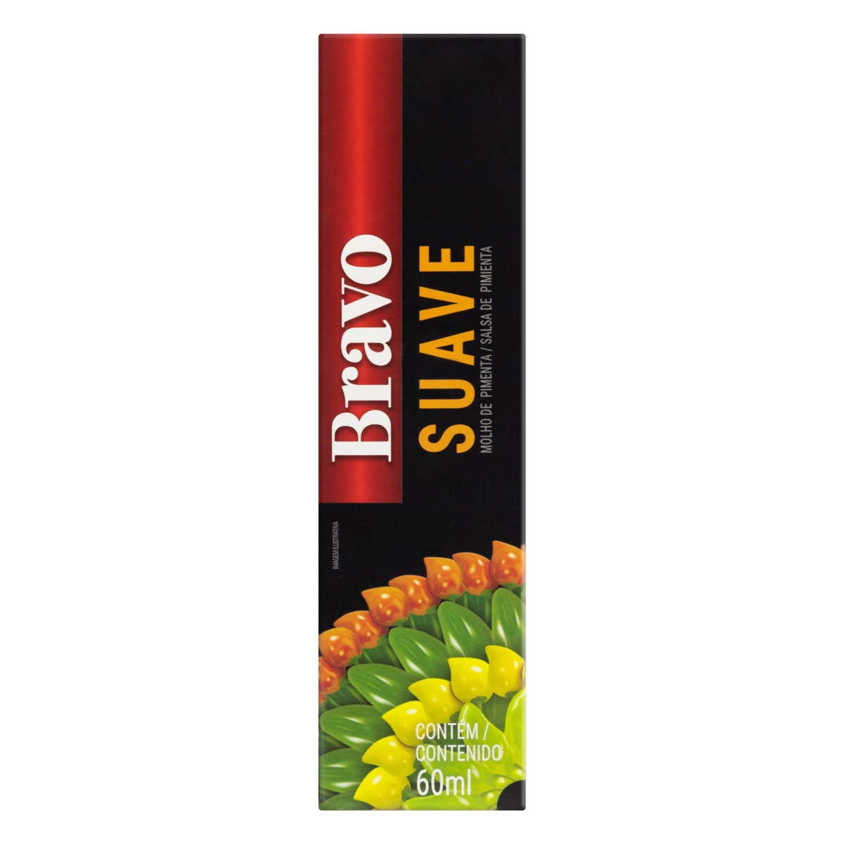 Molho De Pimenta Suave Bravo Frasco 60ml