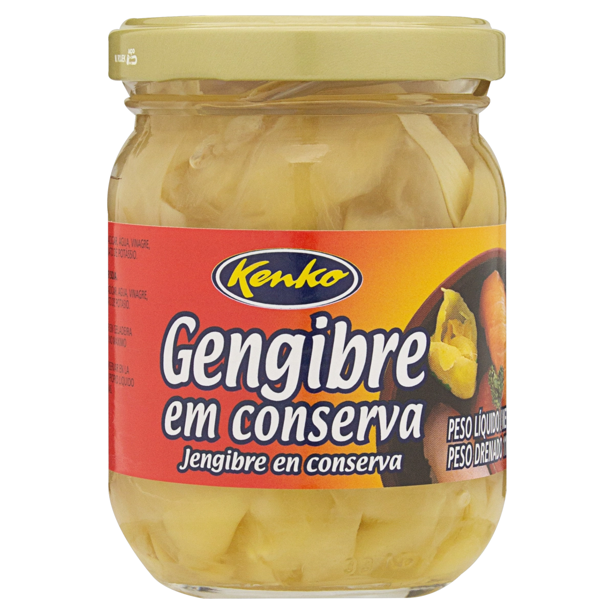 Gengibre Em Conserva Kenko Vidro 110g