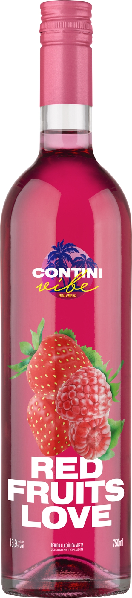 Coquetel Contini Vibe 750ml Frutas Vermelhas