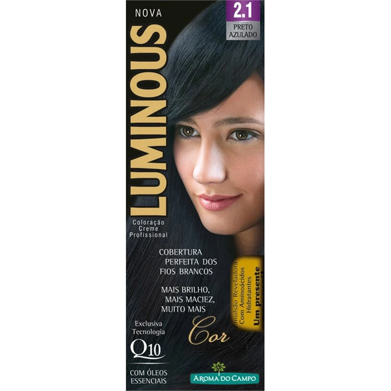Tintura Permanente Luminous 2.1 Preto Azulado Unit