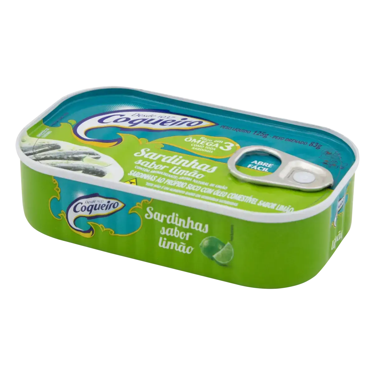 Sardinha Coqueiro Limao 130 Gr