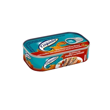 Sardinha Com Molho De Tomate Coqueiro Lata 83g