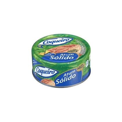 Atum Sólido Em óleo Coqueiro Lata 120g