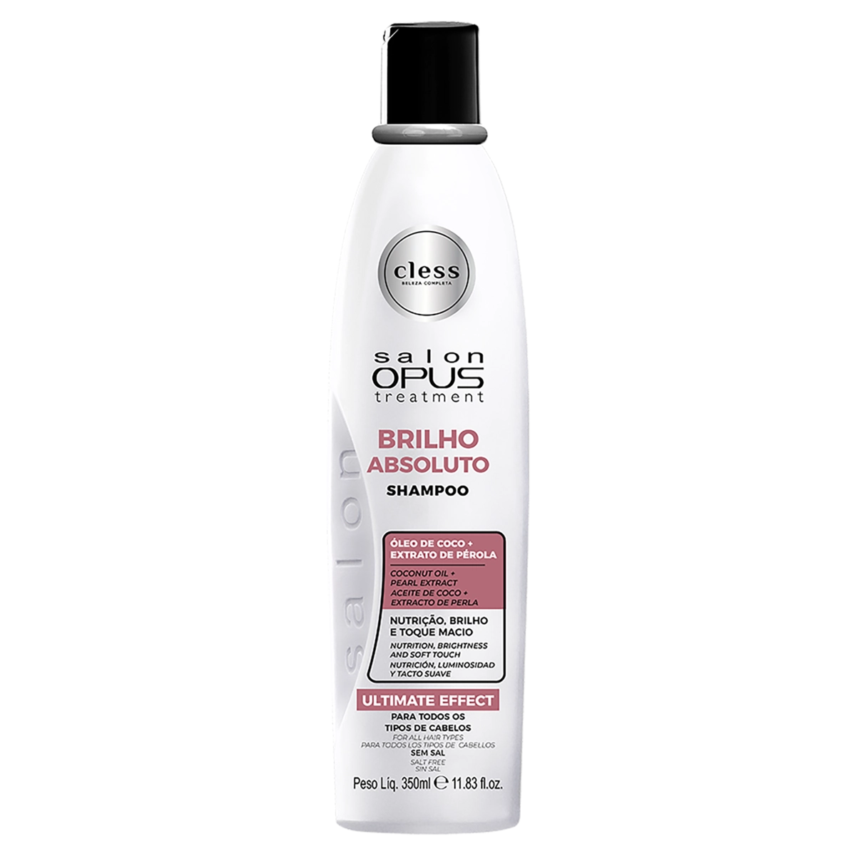 Shampoo Salon Opus Brilho Absoluto Frasco 350ml
