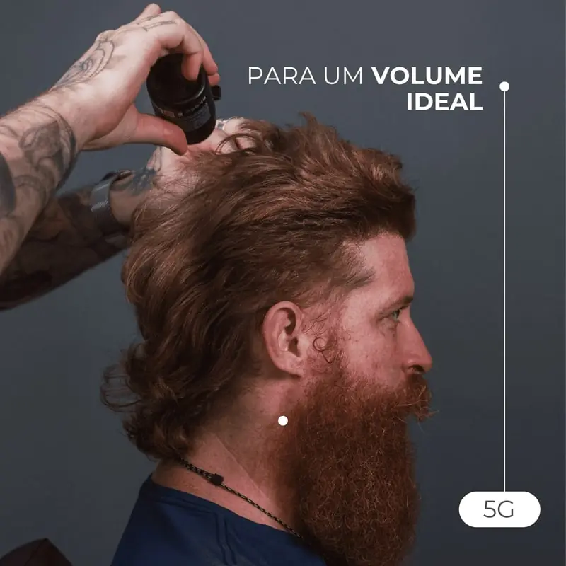 Po Texturizador E Volumador Barbershop 5g Efeito Matte Extraforte Cless