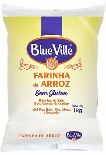 Farinha De Arroz Blue Ville 1kg