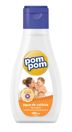 água De Colônia Infantil Pom Pom Frasco 100ml