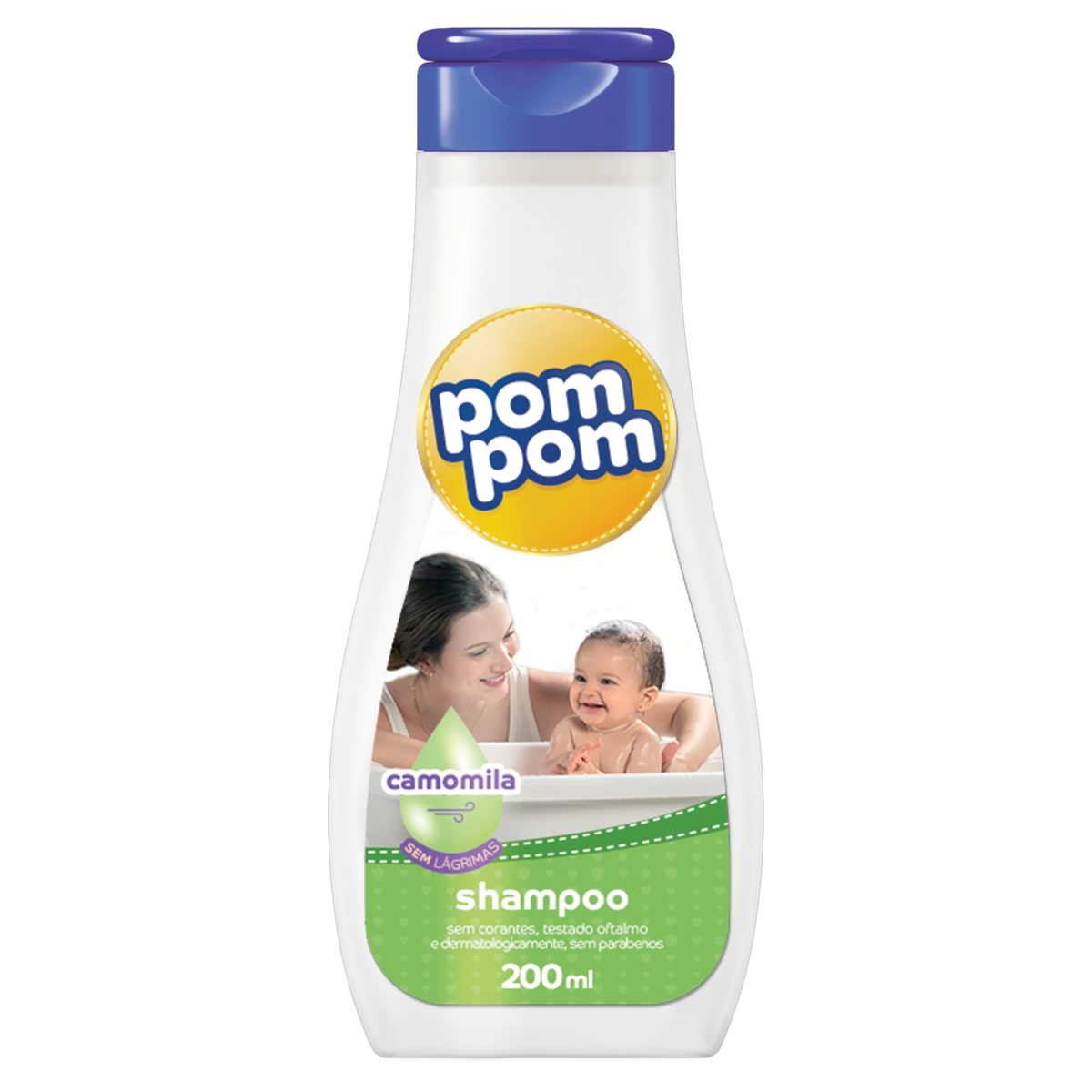 Shampoo Infantil Camomila Pom Pom Frasco 200ml