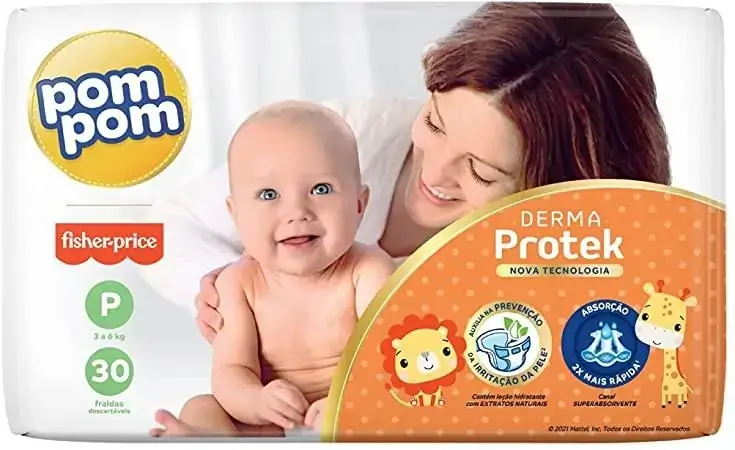 Dun Pom Pom Derma Protek Jumbo P 6x30un