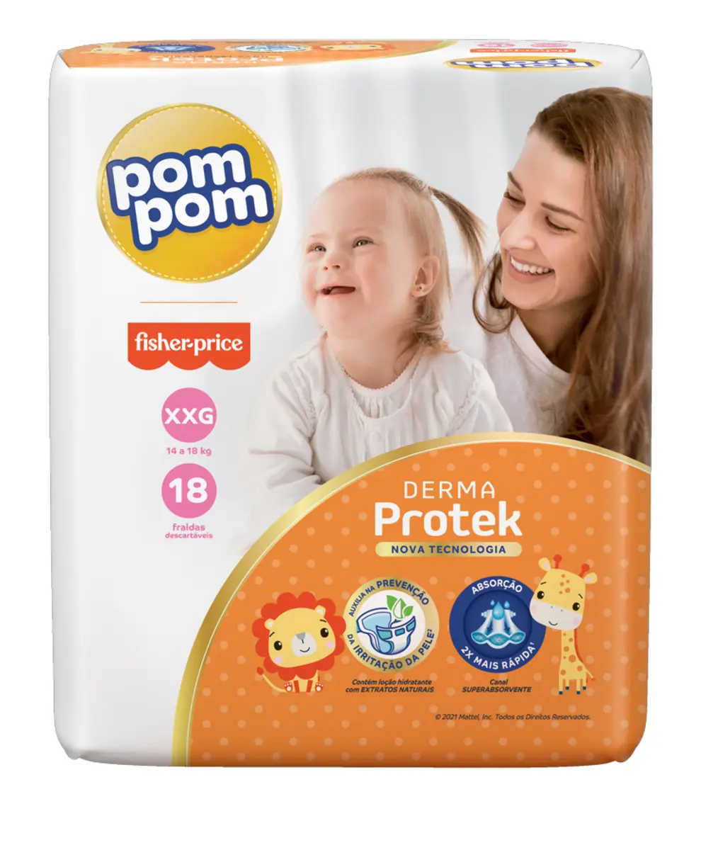 Dun Pom Pom Derma Protek Jumbo Xxg 6x18un