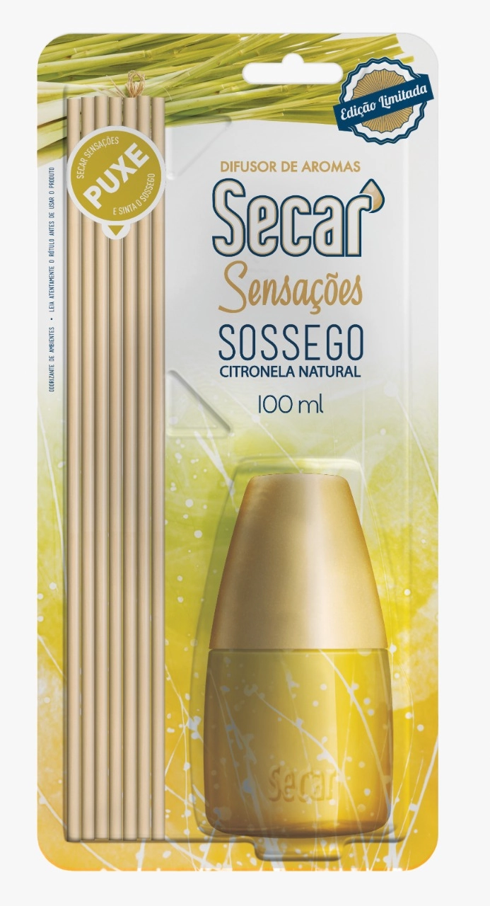 Difusor Aromar Secar Sossego Cintronela 100ml