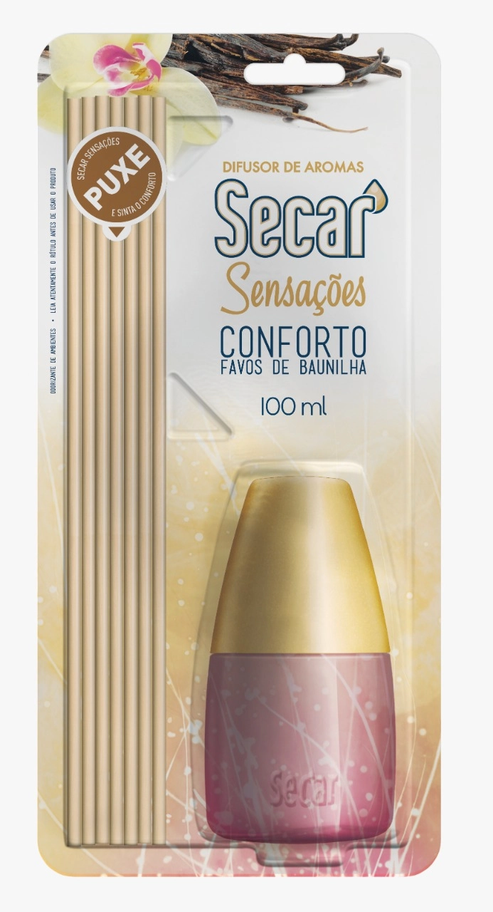 Difusor De Aromas Secar 100ml Conforto Baunilha