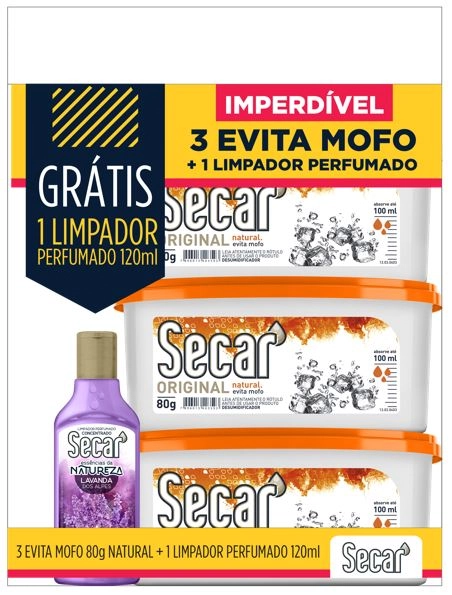 Desumidificador Secar 80g 1 Limpador Perf