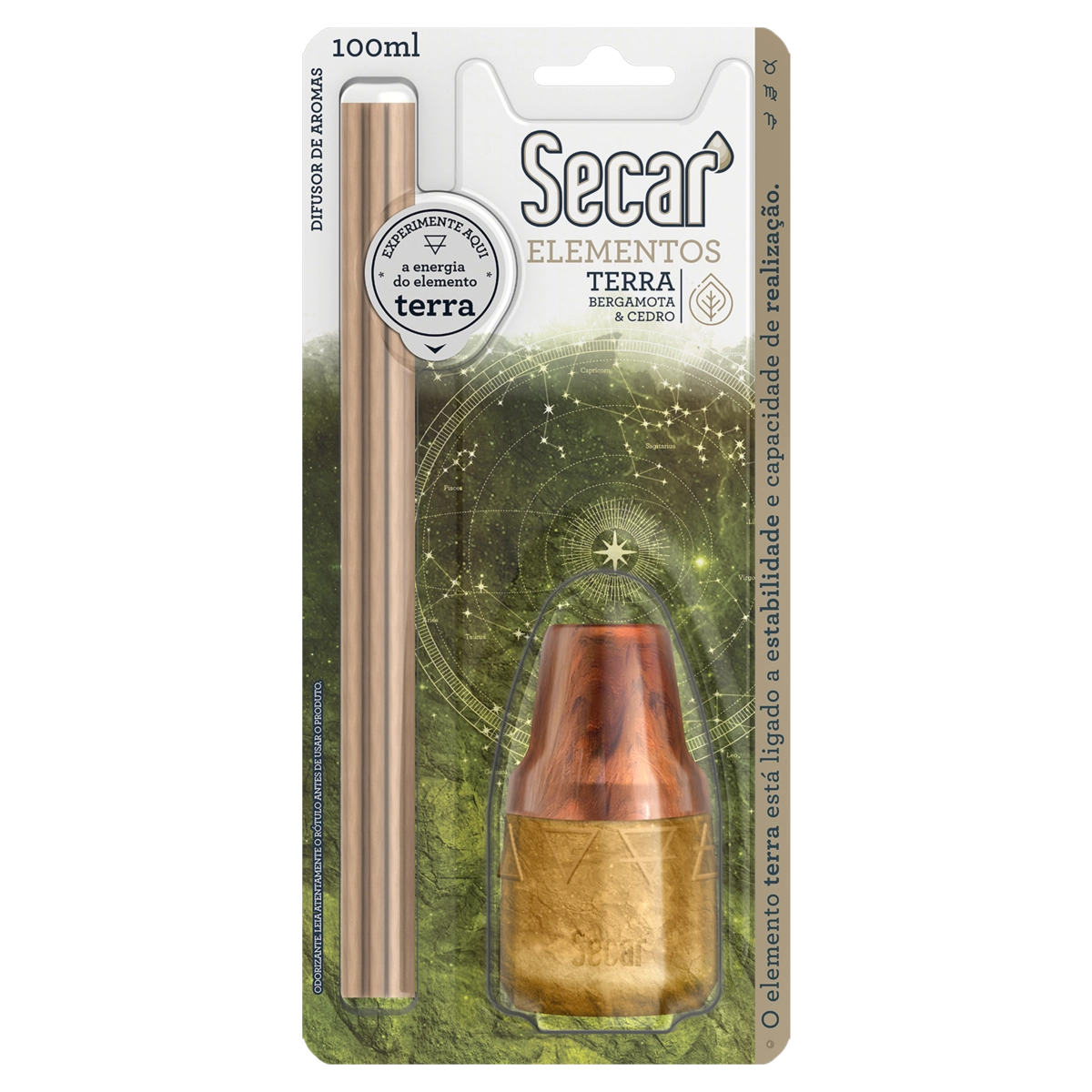 Difusor De Aromas Secar Elementos Terra 100ml