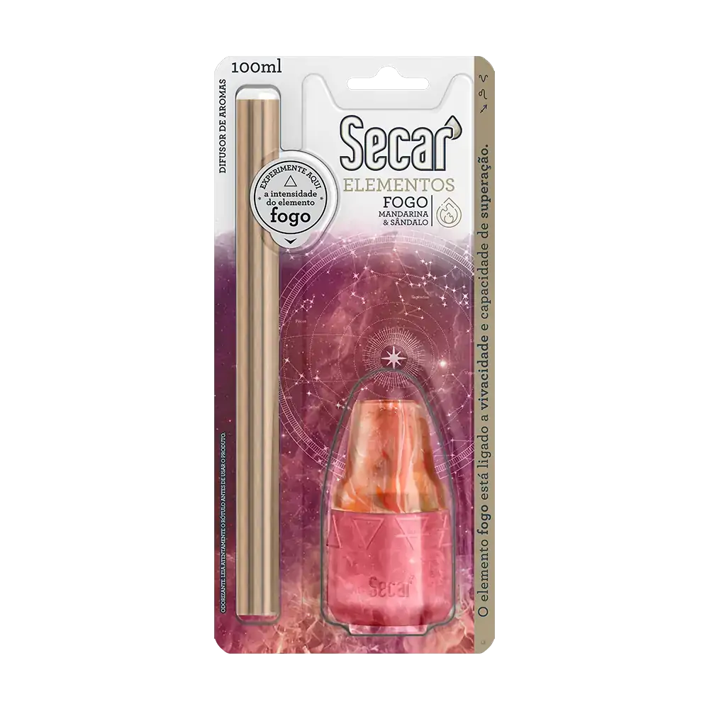 Difusor De Aromas Secar Elementos Fogo 100ml