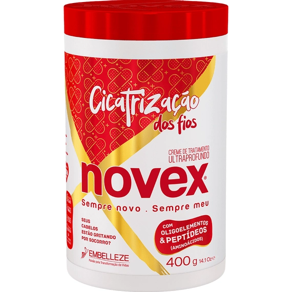 Creme De Tratamento Novex Cicatrizacao Dos Fios 400g