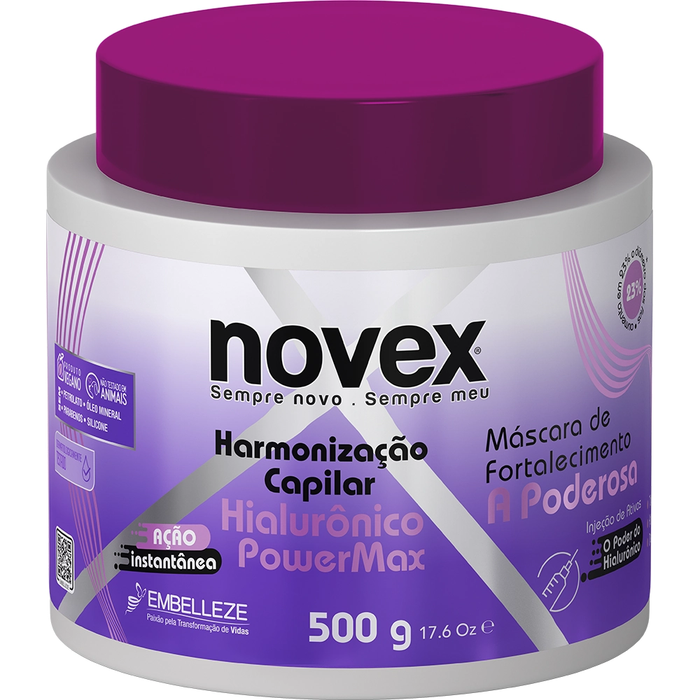 Mascara Novex 500g Longo Poderoso