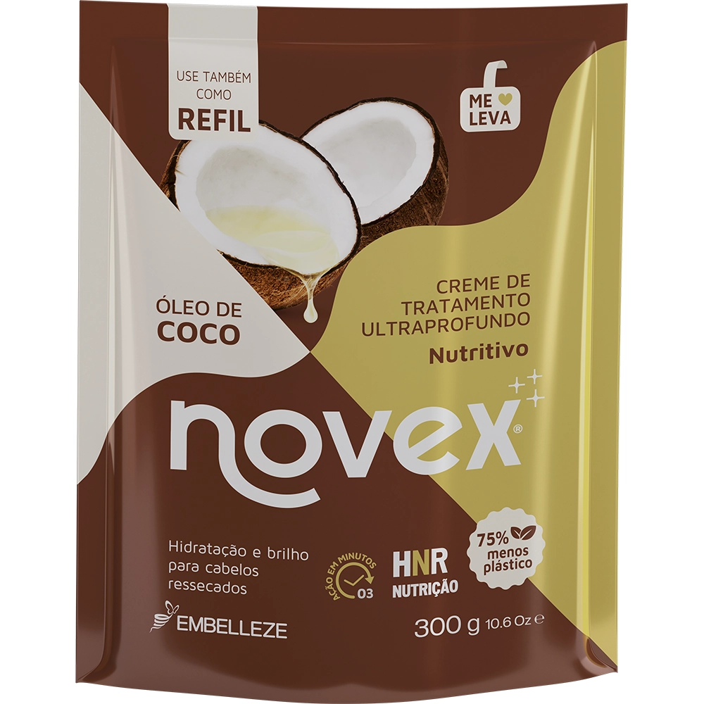 Creme De Tratamento Com óleo De Coco Novex 300g