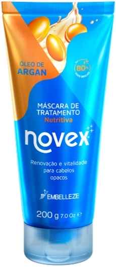 Masc Trat Cap Novex 200g Oleo De Argan