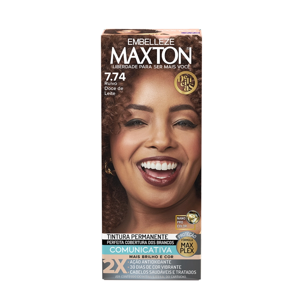 Tint Maxton Ox 7.74 Ruivo Doce De Leite