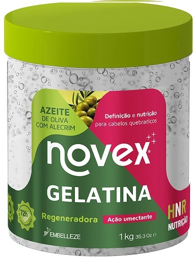 Gelatina Cap Novex 1kg Azeite De Oliva Regeneradora