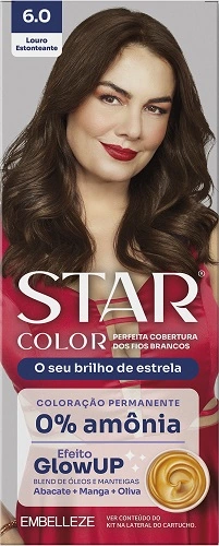 Tint Sem Amonia Star Color 6.0 Louro Estonteante