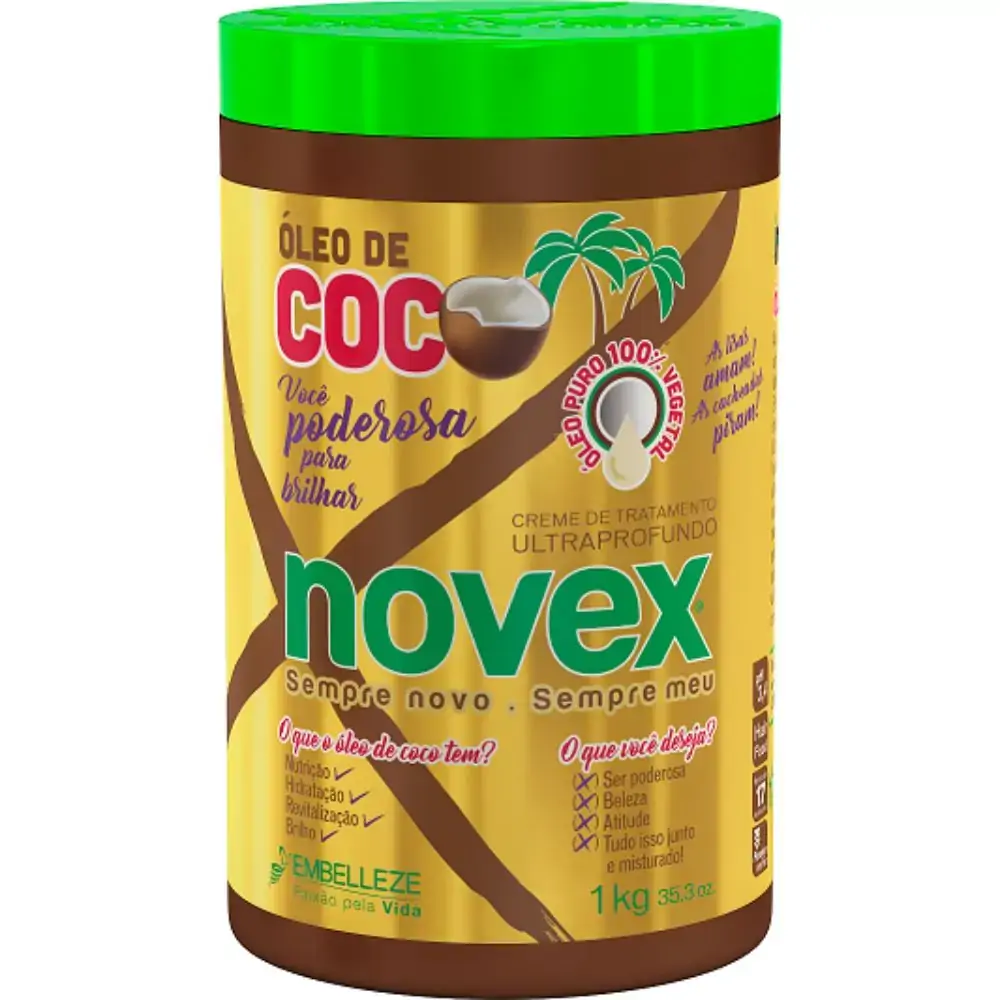Creme De Tratamento Ultraprofundo Novex óleo De Coco Pote 1kg